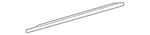 Genuine Lexus Belt Molding 75720-0E090. Fixed Price $154.69.