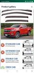 Yqautec Channel Window Visors .rain Guard For 2015-2022 Chevy Colorado Crew. Fixed Price $32.99.
