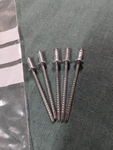 Audi A4 B8 Windshield Reveal Molding Rivet N91201401 (X5) New Genuine. Fixed Price $12.10.