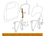 Gm Oem 14-20 Escalade Esv Front Door Glass Hardware-rear Guide 84010822. Fixed Price $25.36.