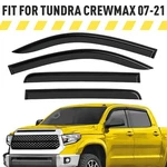 Rain Guards Vent Visors Shade For 2007-2021 Toyota Tundra Crewmax. Fixed Price $47.24.