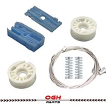 For Audi A4 Convertible Window Regulator Repair Kit Right Rear 8H0839398A. Fixed Price $22.45.