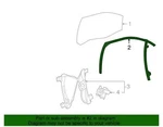 Genuine Oem Gm 2012-14 Cruze Driver Side Front Door Window Weatherstrip 95321657. Fixed Price $139.95.