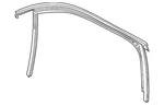 Genuine Volkswagen Window Channel 57N-837-431-5AP. Fixed Price $26.56.