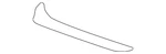 Genuine Audi Back Glass Deflector 8W9-854-871-B-5FQ. Fixed Price $186.63.