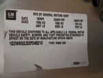 (local Pickup Only) Driver Left Rear Door Glass Fits 97-03 Grand Prix 507807. Fixed Price $85.15.