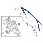 Genuine Ford Window Channel LB5Z-7821596-C. Fixed Price $295.81.