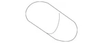 Genuine Mitsubishi Quarter Glass Fastener MB344738. Fixed Price $12.20.