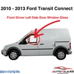 Fits 2010-2013 Ford Transit Connect Van Driver Left Front Door Window Glass. Fixed Price $105.00.