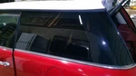 02-06 Mini Cooper Driver Left Quarter Glass Ht. Fixed Price $125.00.