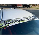 Hybrid Racing Dimensions Sunstrip Decal White 60"X10" Windshield Banner Vinyl. Fixed Price $56.99.