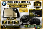 2000-06 Bmw X5 Oem Right Side Auto Dim Heated Door Mirror Glass 713062 S1 26. Fixed Price $119.99.