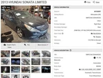 (local Pickup Only) Windshield Glass Turbo Non-heated Fits 11-14 Sonata 4528034. Fixed Price $194.90.