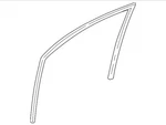 Honda Civic 2001-2005 Rh Front Door Run Channel Weatherstrip 72235-S5A-003 Oem. Fixed Price $59.46.