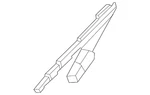 Genuine Nissan Upper Weather-strip 80832-6GP0B. Fixed Price $159.44.