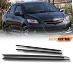 For 2007-2016 Toyota Yaris Sedan Weatherstrip Window Moulding Trim Seal Belt 4PC. Fixed Price $59.94.