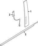 Genuine Ford Belt Molding NZ6Z-6020934-A. Fixed Price $138.32.