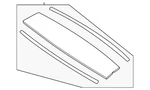 Genuine Mercedes-benz Roof Panel Glass 254-780-56-00. Fixed Price $953.04.