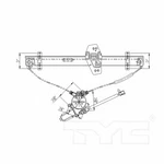 Tyc 660501 Power Window Motor And Regulator Assembly For 03-08 Honda Pilot. Fixed Price $57.84.