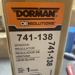748 220 Dorman Oe Solutions Power Window Motor And Regulator Assembly. Fixed Price $59.90.