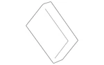 Genuine Nissan Windshield Spacer 72715-6LT0A. Fixed Price $13.41.