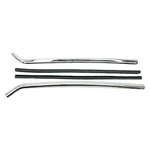 For Chevy Camaro 67-69 Goodmark Driver & Passenger Side Quarter Glass Moldings. Fixed Price $103.08.