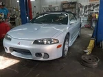 (local Pickup Only) Passenger Right Quarter Glass Convertible Fits 96-99 Eclipse. Fixed Price $113.90.