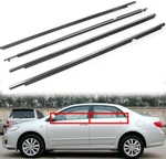 4PCS Door Window Weatherstrips Belt Seal Moulding Trim For Toyota Corolla 09-12. Fixed Price $31.89.