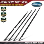 4X Front & Rear Outer Door Molding Weatherstrip Seal For Bmw 335I E90 2012 Sedan. Fixed Price $125.99.