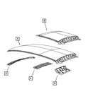 Genuine Mopar Windshield Header 68070876AA. Fixed Price $22.23.