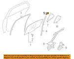 Mitsubishi Oem 08-17 Lancer Glass-rear Door-sash Channel Screw MF201546. Fixed Price $7.89.
