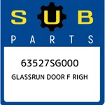 Subaru Glassrun Door F Righ 63527SG000, New Genuine Oem Part. Fixed Price $214.91.