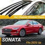 For Hyundai Sonata 2020- 2024 Window Visors Vent Sun Rain Guards Deflectors. Fixed Price $29.99.