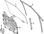 Genuine Nissan Door Window Glass Surround Channel Bracket 80214-7JA0A. Fixed Price $41.89.