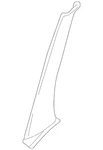 Genuine Ford Body A-pillar Trim Panel 3F2Z-1703598-AAA. Fixed Price $27.26.