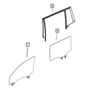 Genuine Mopar Door Glass Run With Weatherstrip Right 68408716AD. Fixed Price $167.63.