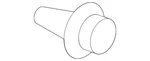 Genuine Mitsubishi Quarter Glass Clip MR533347. Fixed Price $5.63.