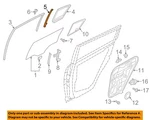 Kia Oem 17-22 Sportage Rear Door Glass Hardware-division Channel 83520D9000. Fixed Price $38.57.