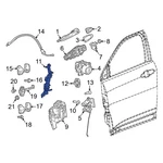 For Dodge Hornet 2023-2025 68613381AA Front Left Door Latch Bracket. Fixed Price $224.96.