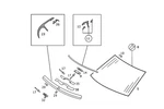 Genuine Mercedes-benz Mounting Strip 124-671-00-93. Fixed Price $14.86.