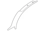 Genuine Ford Body A-pillar Trim Panel 5S4Z-6103598-AAA. Fixed Price $8.60.