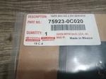 Toyota 75923-0C020 Blackout Tape Right Hand 07-22 Sequoia/tundra Desc. Fixed Price $12.50.