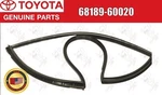Toyota Genuine Weatherstrip, Rear Door Quarter Window, Lh 68189-60020 Oem. Fixed Price $50.00.