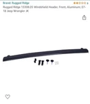 Rugged Ridge 13308.05. Fixed Price $79.00.