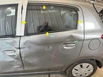 14-23 Mitsubishi Mirage Driver Left Rear Side Door Glass Window Only. Fixed Price $110.00.