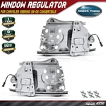 2X Window Regulator With Motor For Chrysler Sebring 1996-2006 Rear Left & Right. Fixed Price $113.99.
