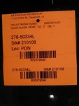 Driver Left Rear Door Glass Sedan Fits 09-16 Audi A4 379048. Fixed Price $67.00.