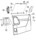 Genuine Mopar Rear Window Sunshade Left 68030703AA. Fixed Price $173.41.