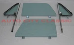 1964 1965 1966 Chevrolet Gmc Pickup Truck Green Glass Vent Post Door Assembly. Fixed Price $950.00.