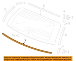 Honda Oem 12-14 Cr-v Lift Gate Glass-dam 73227T0A000. Fixed Price $18.23.
